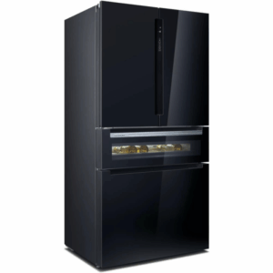 Siemens iQ700 Glass Door fridge – Black KF96RSBEA